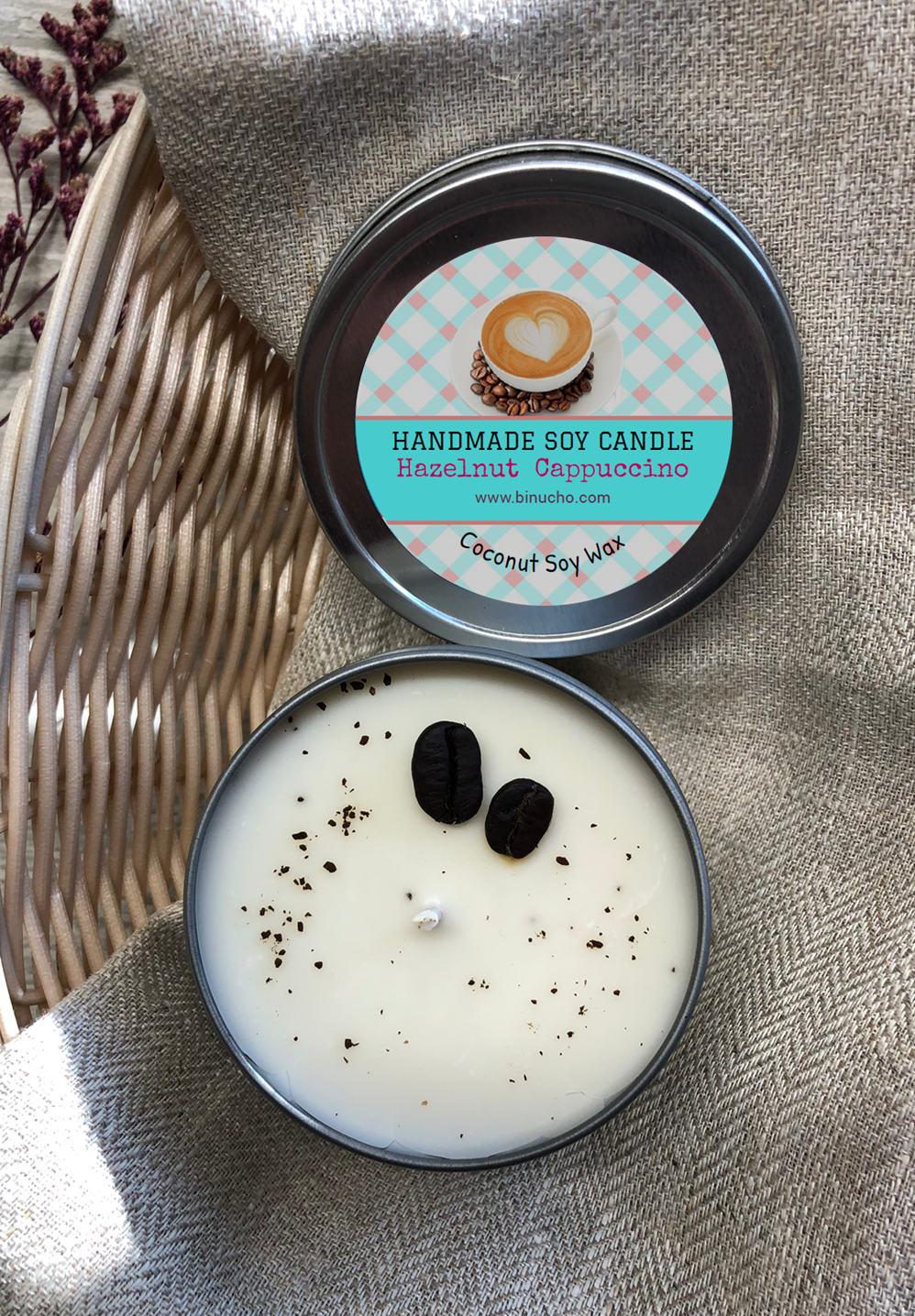 HAZELNUT CAPPUCCINO COCO SOY CANDLE