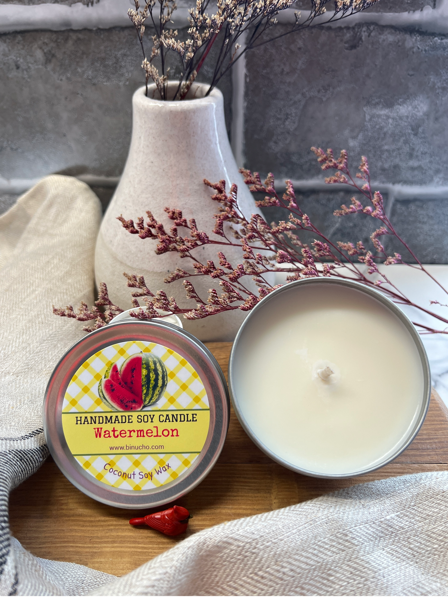 WATERMELON COCO SOY CANDLE