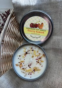 CHERRY ALMOND COCO SOY CANDLE