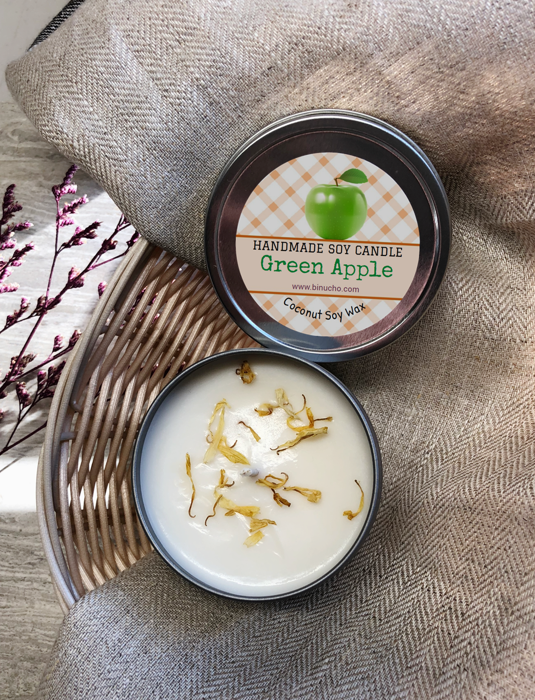 GREEN APPLE COCO SOY CANDLE